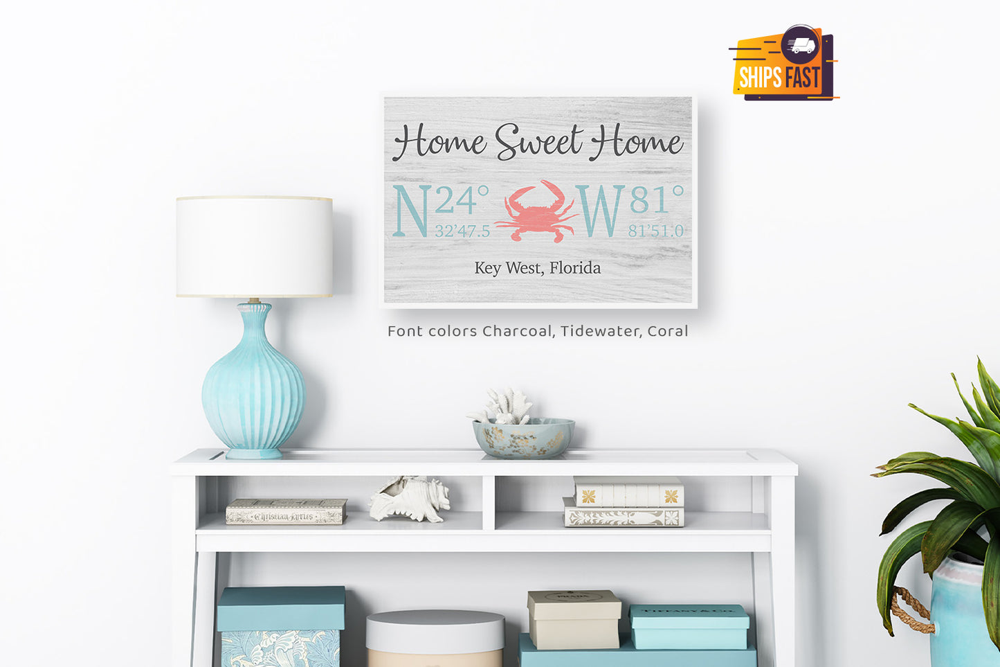 Personalized HOME SWEET HOME Sign