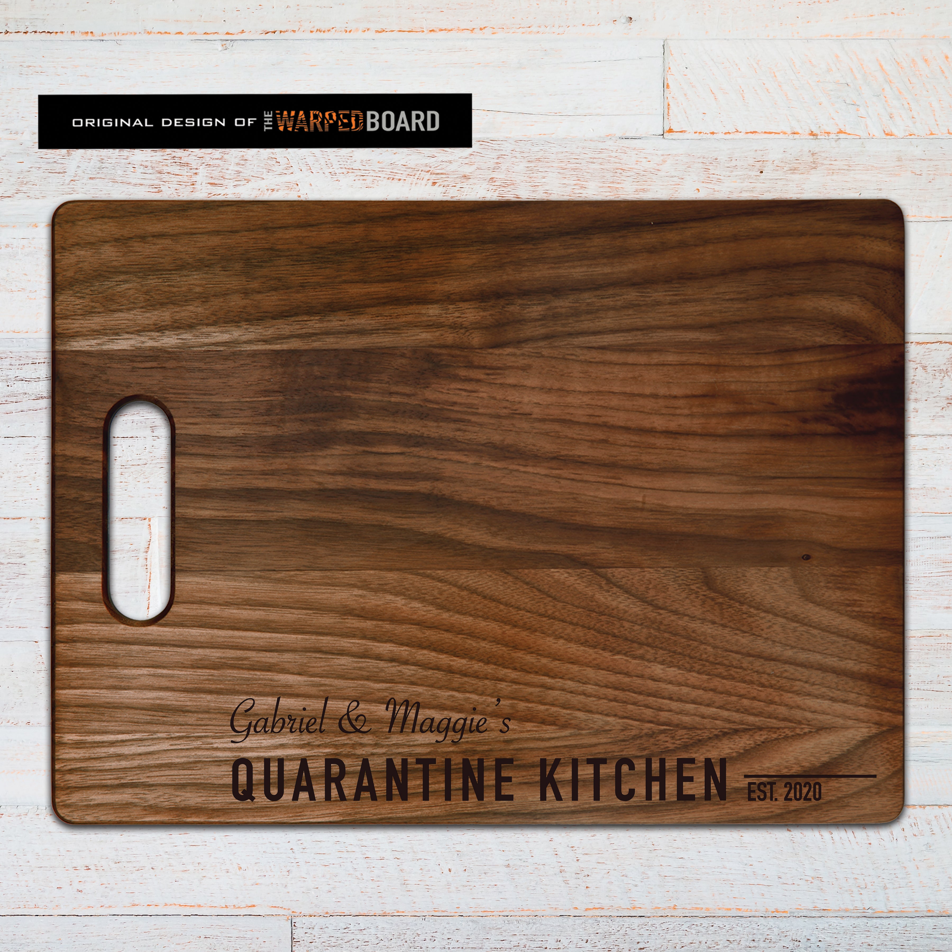 Quarantine Kitchen Walnut Cutting Board