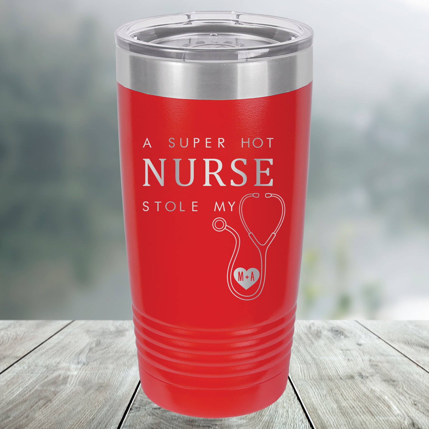 Nurse Gifts Fuel Beer Can Glass Iced Coffee Cup 16 OZ