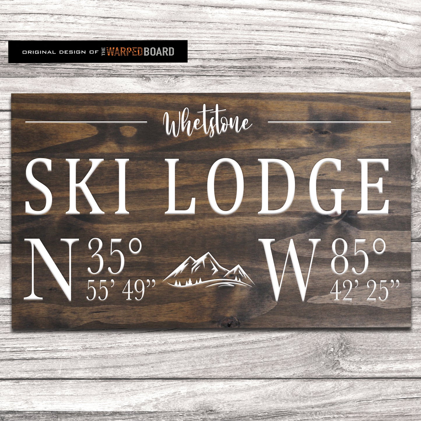 Ski Lodge Family Name with Lodge Coordinates