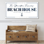 Custom Beach House Sign | Coastal Metal Wall Art – Coastal Signature