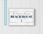 Custom Beach House Sign | Coastal Metal Wall Art – Coastal Signature