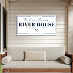 River House Sign | Custom Outdoor Wall Decor – Riverline Heritage