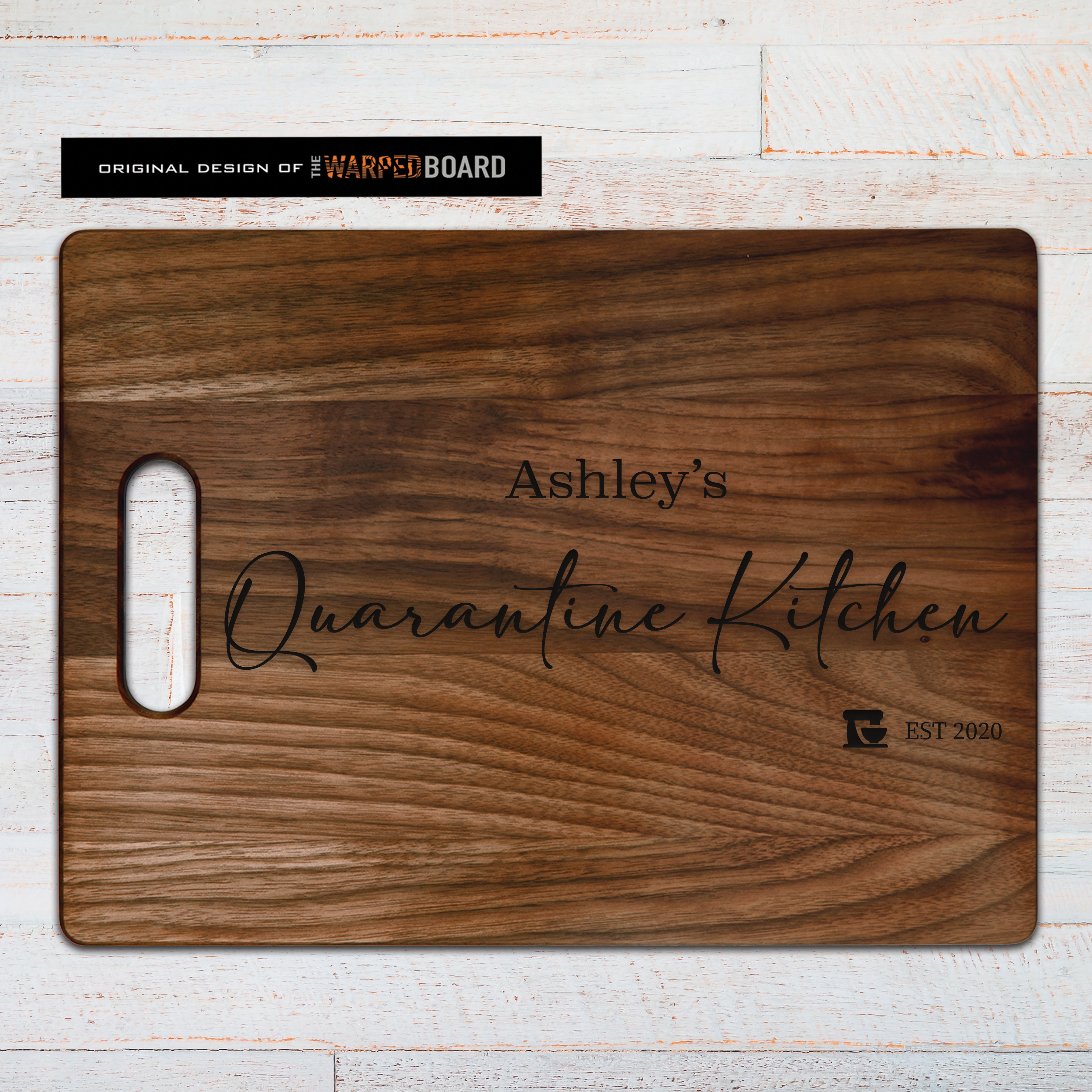 Quarantine Kitchen Walnut Cutting Board