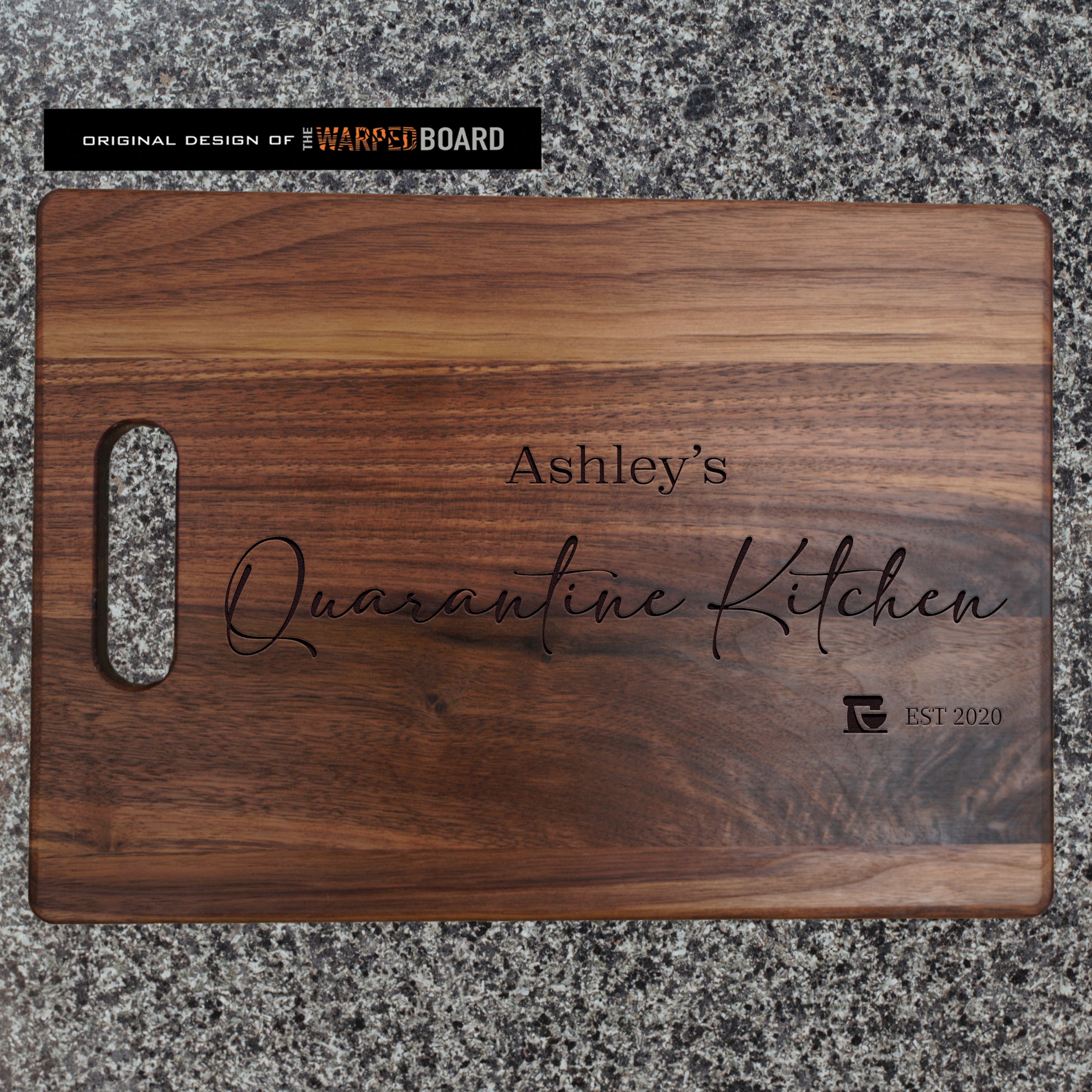 Quarantine Kitchen Walnut Cutting Board