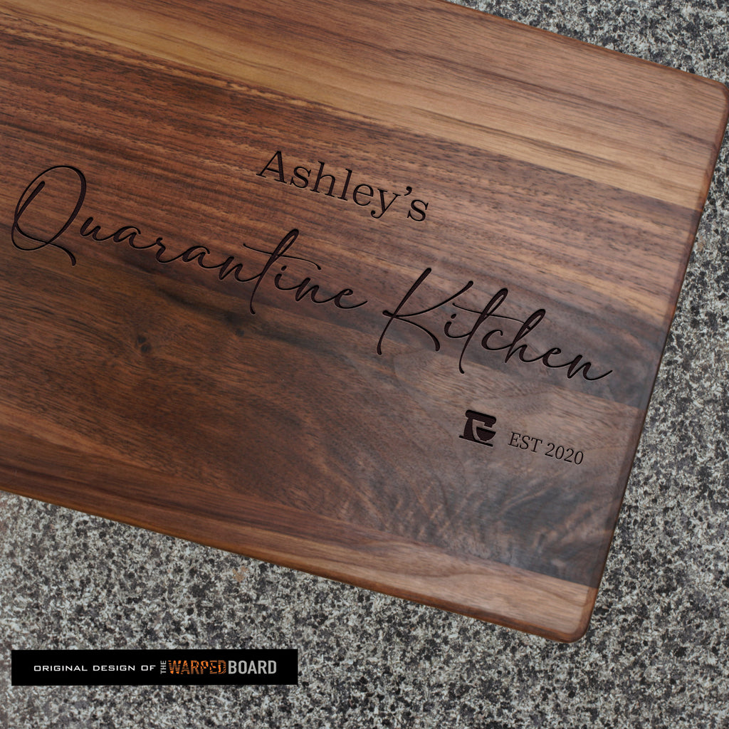 Quarantine Kitchen Walnut Cutting Board
