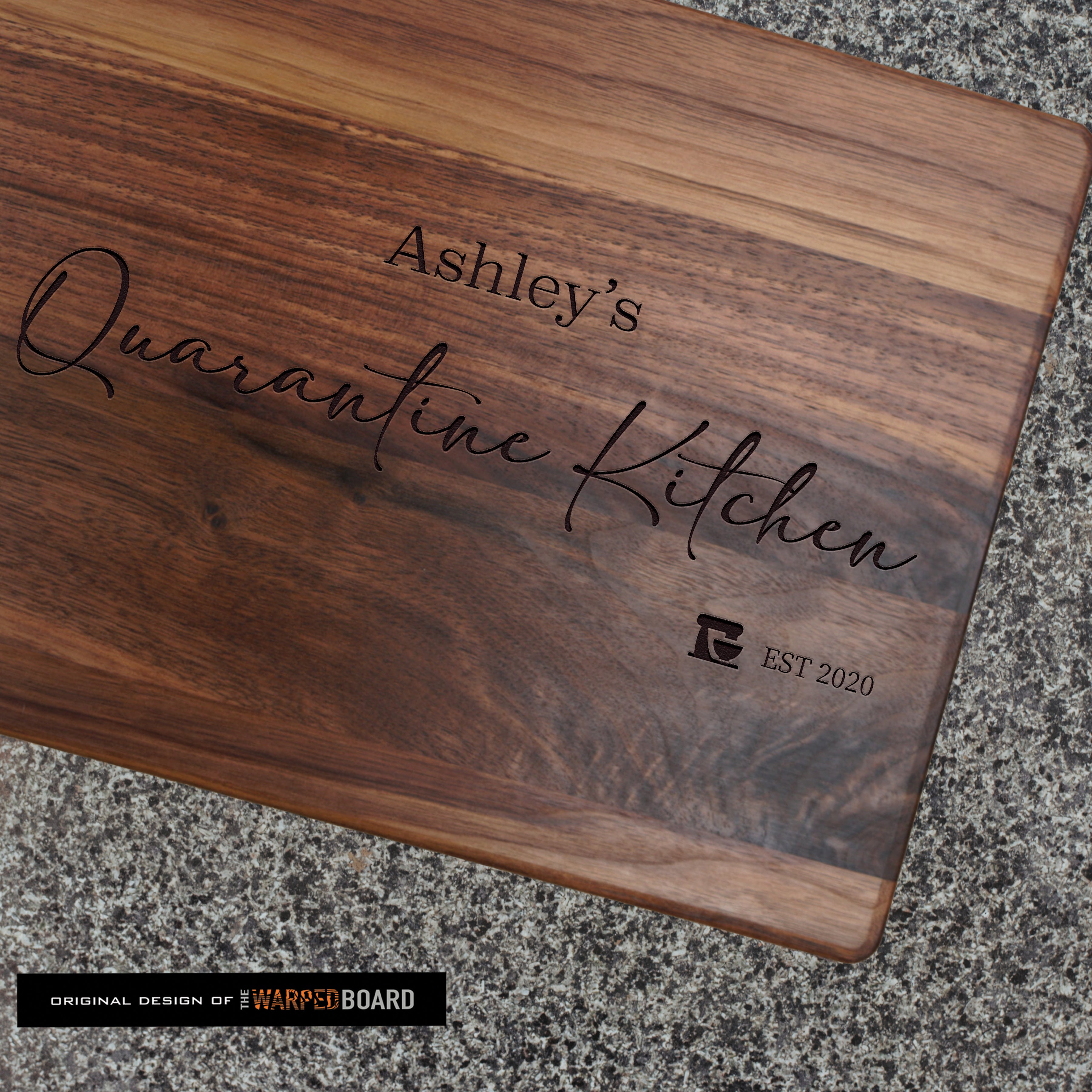 Quarantine Kitchen Walnut Cutting Board