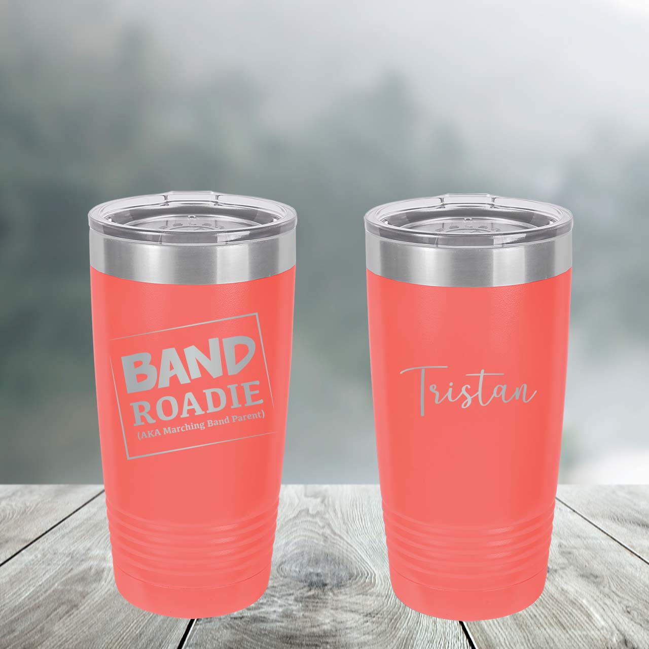 Band Roadie Custom Engraved Tumbler, Water Bottle, Coffee Mug