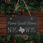 Home Sweet Home with GPS Coordinates