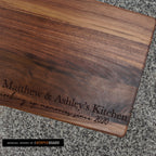 Cooking up Memories Walnut Cutting Board