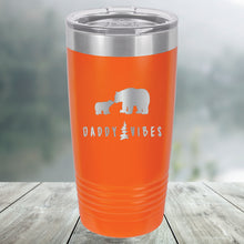 Load image into Gallery viewer, Daddy Vibes Engraved Tumbler, Water Bottle, Stemless Wine Glass, Pilsner, Pint Mug
