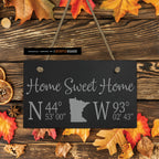 Home Sweet Home with GPS Coordinates