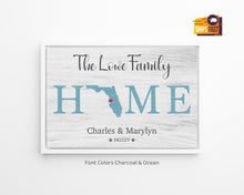 Load image into Gallery viewer, Custom HOME with Family Names and Furbabies sign
