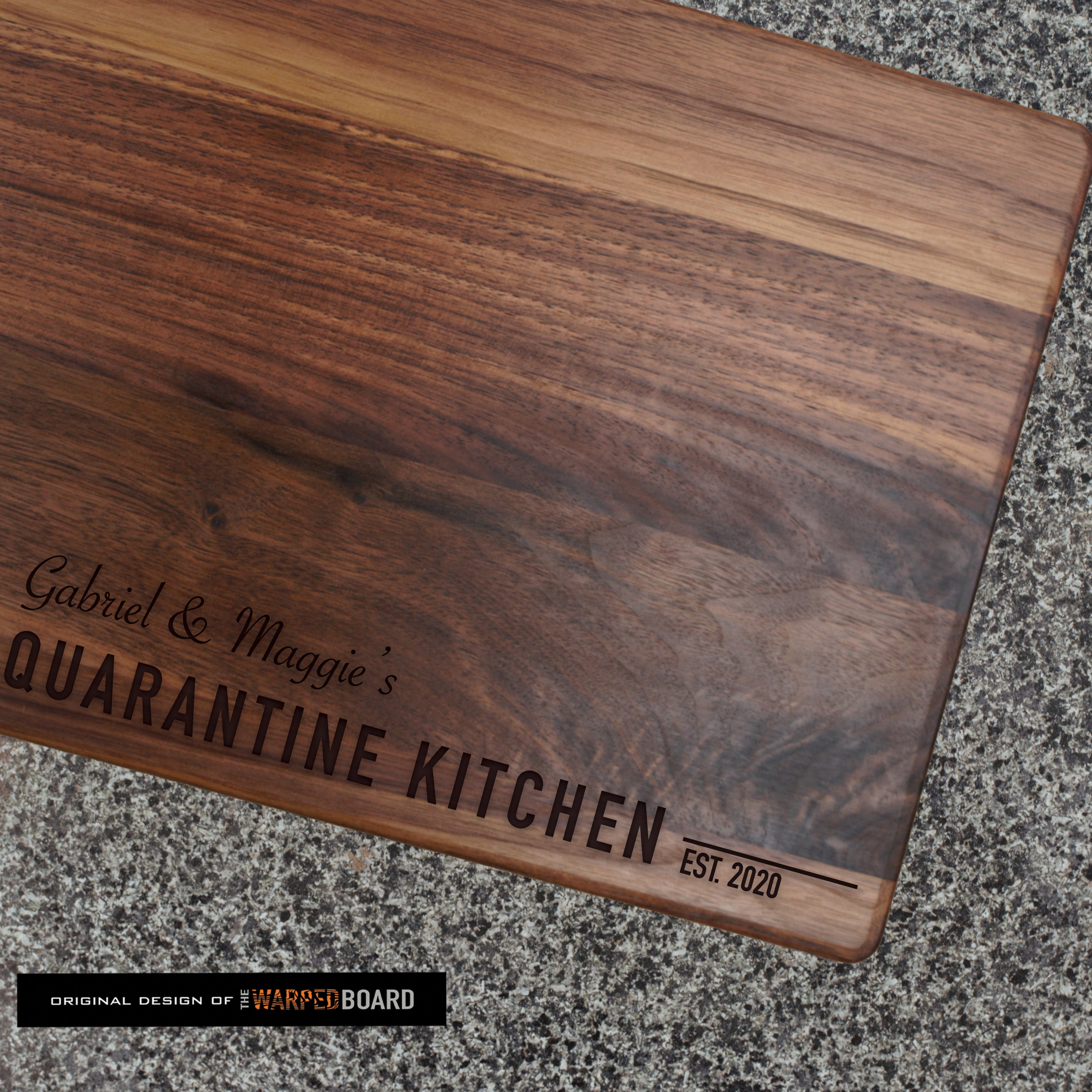Quarantine Kitchen Walnut Cutting Board