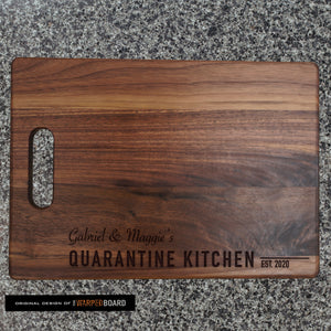 Quarantine Kitchen Walnut Cutting Board