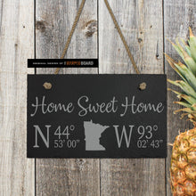 Load image into Gallery viewer, Home Sweet Home with GPS Coordinates
