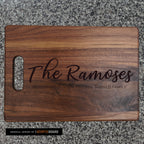 Neighbor Turned Friend Turned Family Walnut Cutting Board