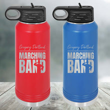Load image into Gallery viewer, Marching Band Custom Engraved Tumbler, Water Bottle &amp; Stemless Wine Glass
