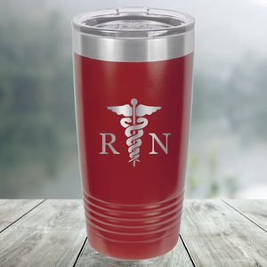 RN Custom Engraved Tumbler, Water Bottle, Stemless Wine Glass, Pilsner, Pint Mug