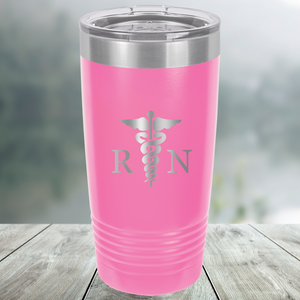 RN Custom Engraved Tumbler, Water Bottle, Stemless Wine Glass, Pilsner, Pint Mug