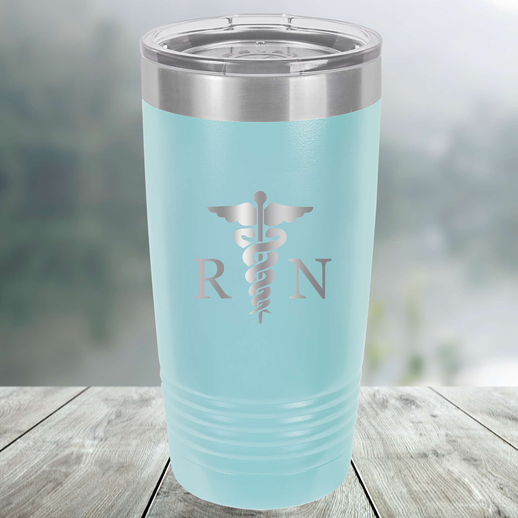 Registered Nurse - Engraved Personalized Tumbler With Name, Stainless Cup,  Nurse Gift