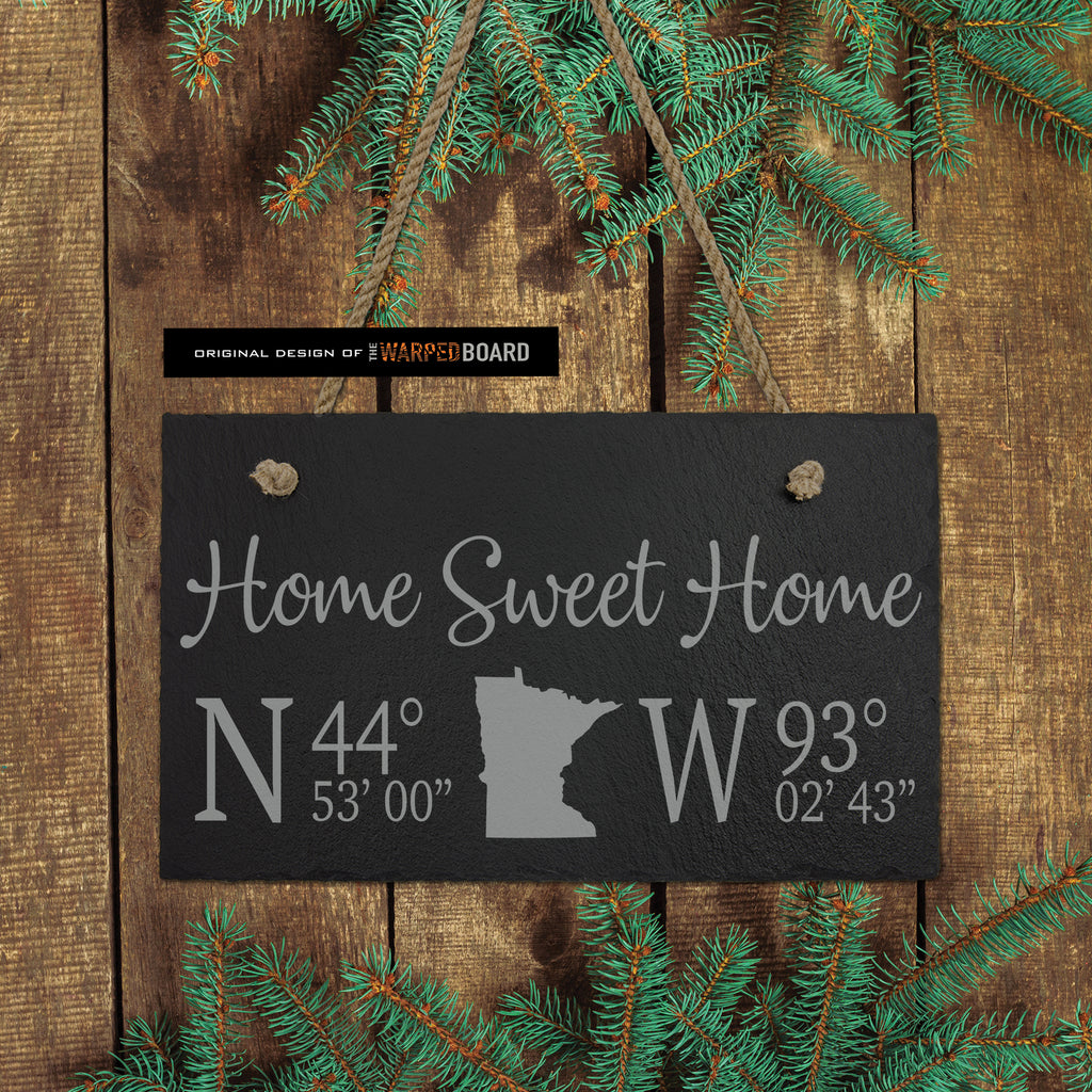 Home Sweet Home with GPS Coordinates