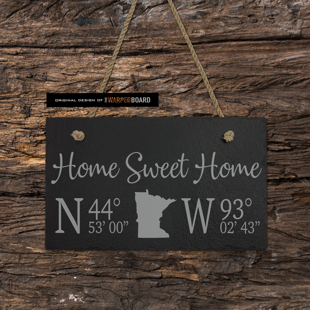 Home Sweet Home with GPS Coordinates