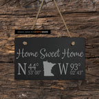 Home Sweet Home with GPS Coordinates
